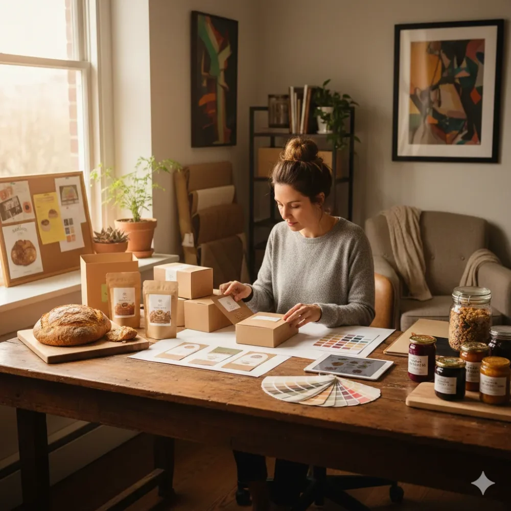 Food Brand Designer Matching Visual Style to Product Taste