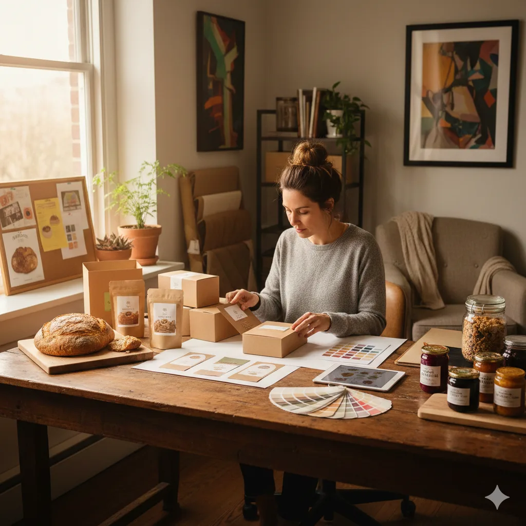 Food Brand Designer Matching Visual Style to Product Taste