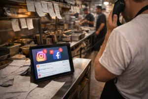 Phone Orders and Social Media Create Kitchen Chaos