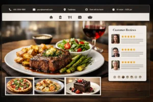 Your Website showing Food Brand Credibility
