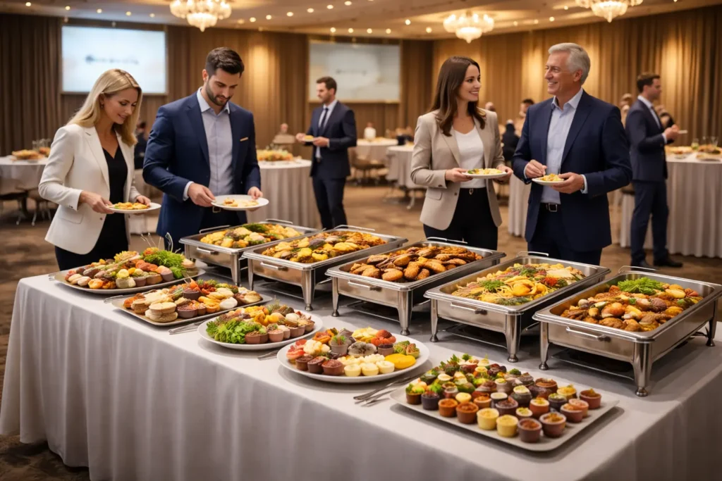 Catering corporate clients